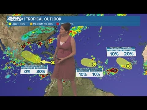 Tropical Update: A few spots with low development chances in Atlantic basin this week