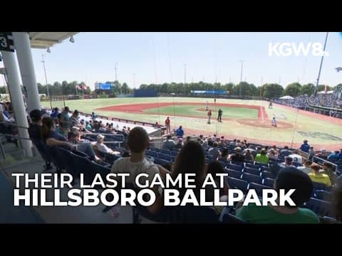Hillsboro Hops play final game at old ballpark before move next season
