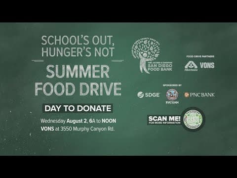 School's Out, Hunger's Not | Helping feed San Diego children this summer