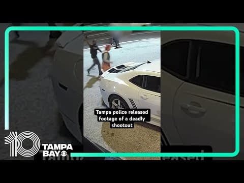 Tampa police release footage of deadly shootout