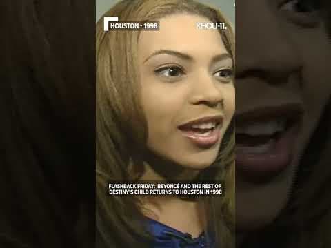 Flashback Friday: Beyoncé and her Destiny's Child bandmakes in 1998 #Shorts
