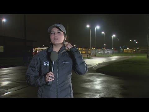 Students prepare as potentially severe storms move into the area