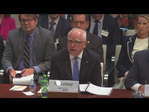 Walz, Democratic governors face questions on immigration policies in DC testimony