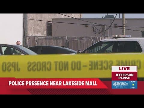 Heavy police presence causing traffic delays near Lakeside Mall