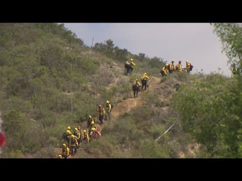 San Diego's first responders participate in wildfire preparedness drill