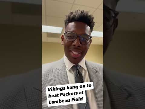 Reggie reacts after Vikings hang on to beat Packers