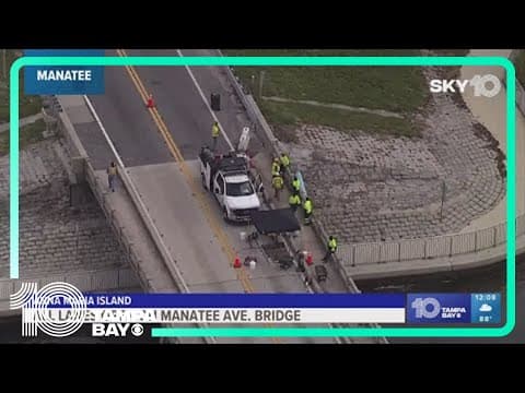 Anna Maria Island Bridge back open after crews fix hole in the road