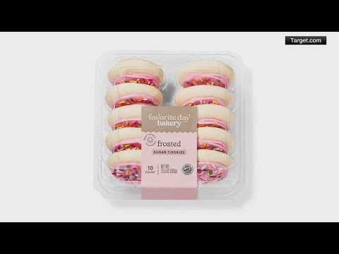 Sugar cookies sold at Target recalled for possibly containing wood