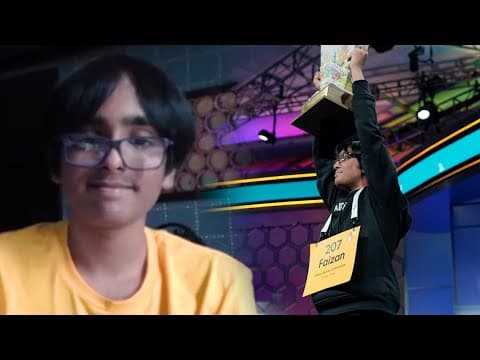 Texas teenager speaks on winning 2025 Scripps National Spelling Bee