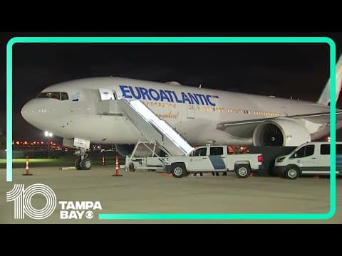Flight carrying Floridians from Israel arrives at Tampa International Airport