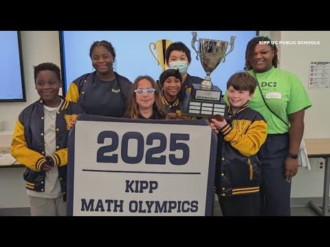 First-ever middle school math Olympics at KIPP DC College Preparatory