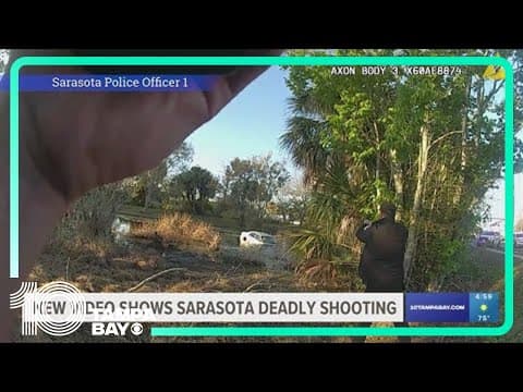 Sarasota police release body cam footage of officers shooting at suspect