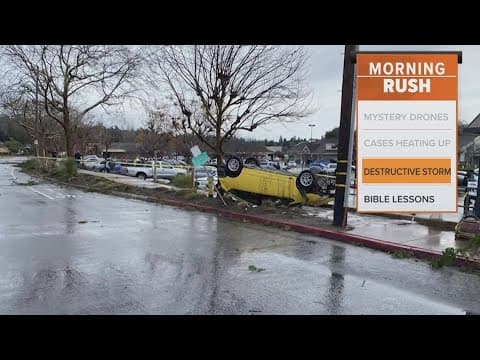 Tornado causes damage in California city