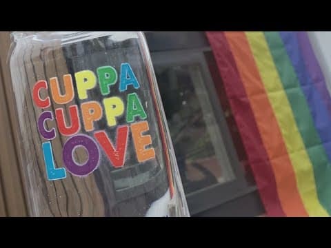 A tiny San Diego coffee shack overflows with pride