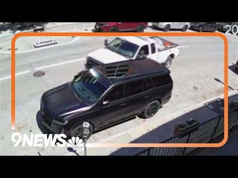 Surveillance Video: Man Intentionally Crashes Stolen Truck Into Parked Car