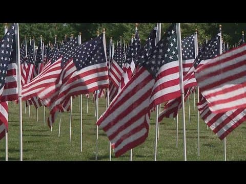 Thousands of flags planted in Westerville's Field of Heroes