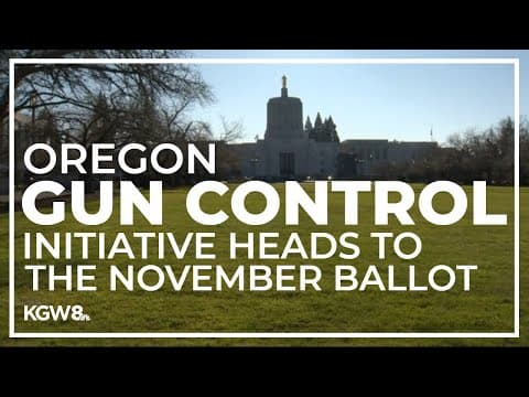 Oregon gun control initiative approved for November ballot