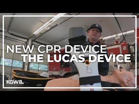 Clark County Fire District 6 in Vancouver receives a new lifesaving CPR device
