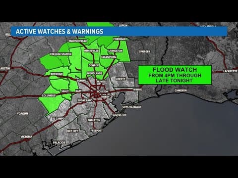 Live radar: Cold front to bring rain, storms to the Houston area