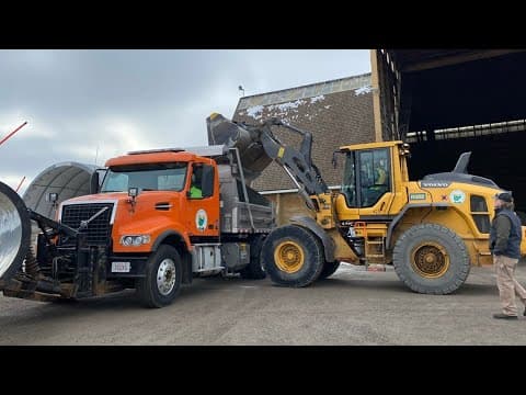 Delaware County crews prepare for heavy snow