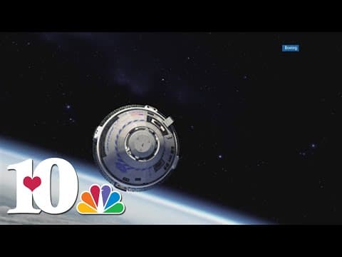 Boeing Starliner docked at the International Space Station