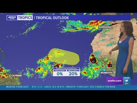 Sunday night tropics update: No active storms, one spot to watch