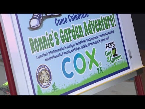 Students plant state of the art garden in Centreville