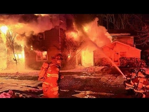 House destroyed, another heavily damaged in Westfield fire