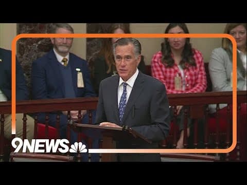 Mitt Romney gives farewell address