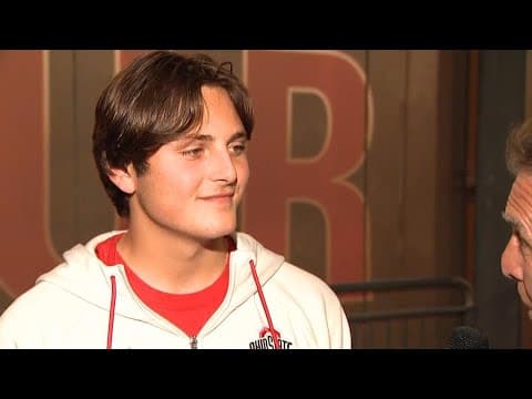 Julian Sayin discusses Ohio State's win over Minnesota