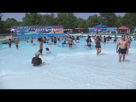 Heat relief at Great Waves Waterpark in Alexandria, Virginia
