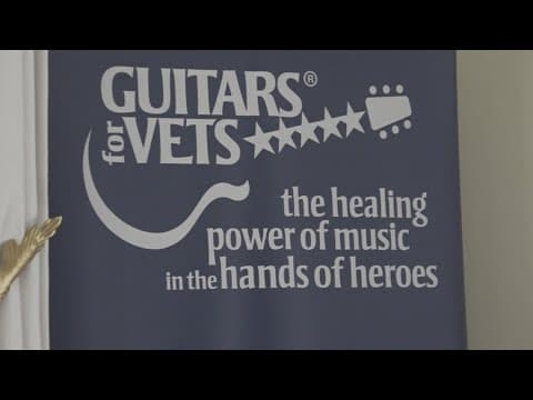 Guitars for Vets helps struggling veterans through music