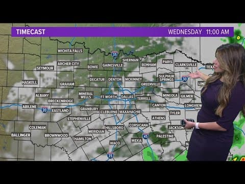 DFW Weather: Rainfall totals and latest forecast