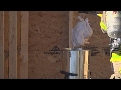 What are the dangers of deep frying a turkey?