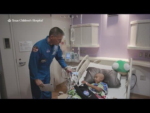 Astronauts visit patients at Texas Children's Hospital