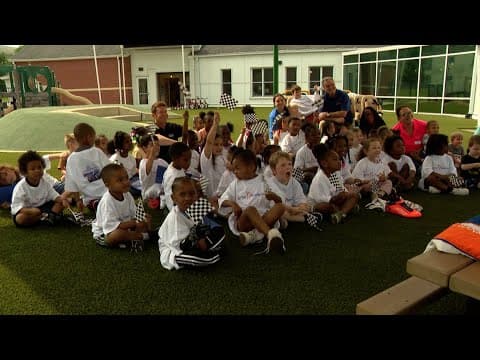 Scott Dixon at 2024 Community Day at IMS