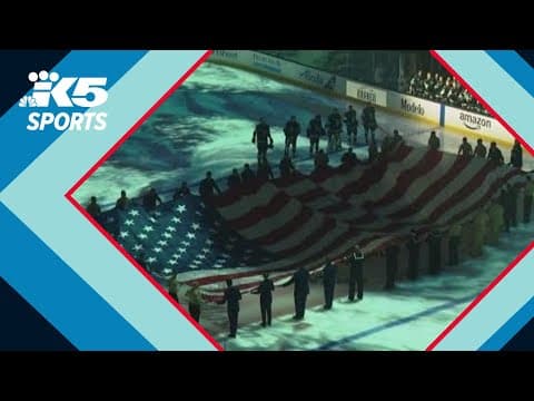 Kraken honor servicemembers at military appreciation night