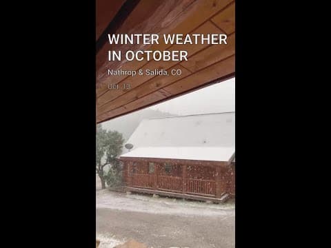 Winter weather hits the Sawatch Range