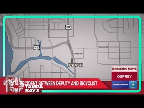 Bicyclist killed in crash involving Sarasota County deputy