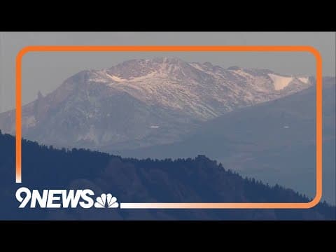 Snow it begins: First snow falls at Colorado mountain peaks