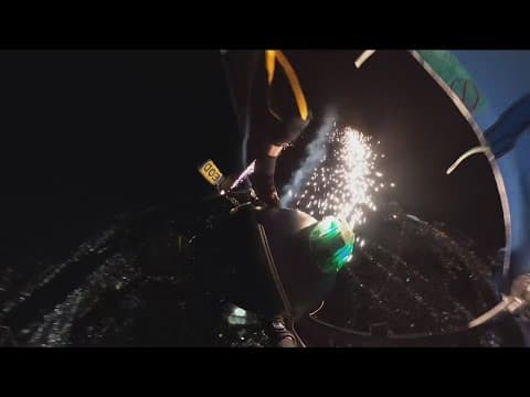 Did you spot bright lights over San Diego Saturday night?