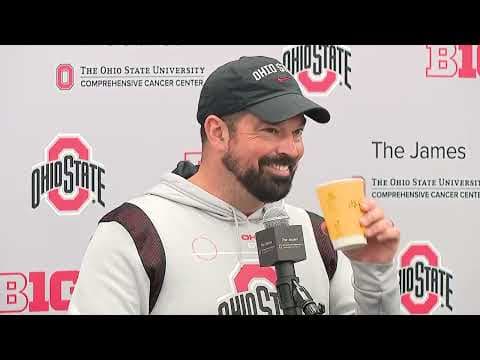 Ryan Day, Jim Knowles discuss start of spring football at Ohio State