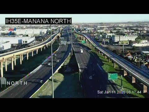 A look at DFW traffic after Friday night's refreeze