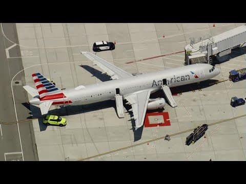 American Airlines flight evacuated because of smoke in the cabin
