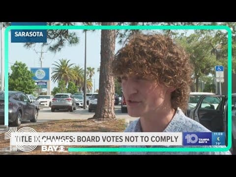 Sarasota County Schools votes to reject Title IX revisions using Bridget Ziegler proposal