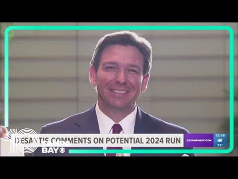 DeSantis comments on potential 2024 presidential run while visiting Japan