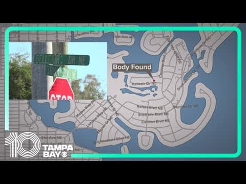 Body of elderly man found in St. Petersburg lake, officials say