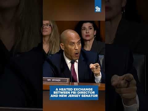 FBI Director and New Jersey Senator Clash During Oversight Hearing
