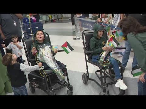 Children wounded in Gaza conflict brought to Houston for life-changing medical care