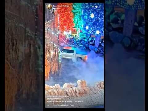 Truck owner does donuts in Leavenworth park, ruining sledding hill